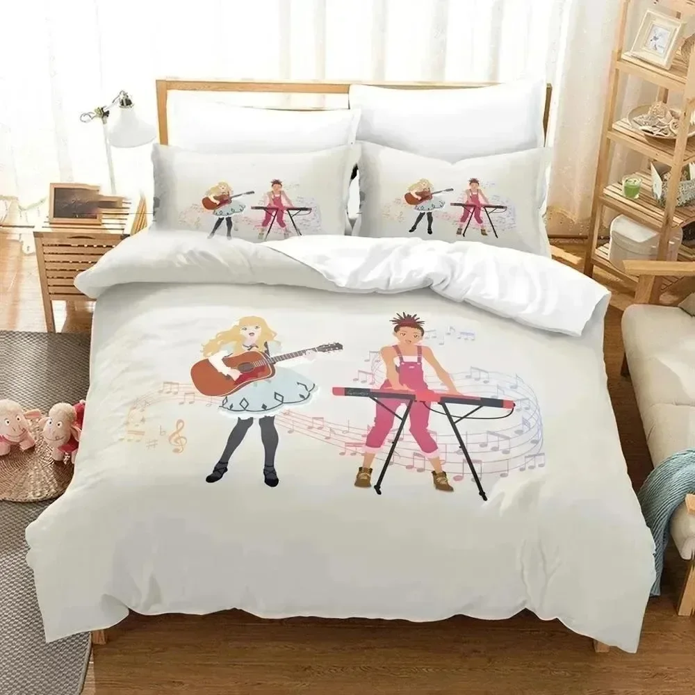 

Carole & Tuesday 3D NEW Duvet Cover Pillowcase Bedding Set Adult Boy Girl Bedroom Decoration Children Single Double Large