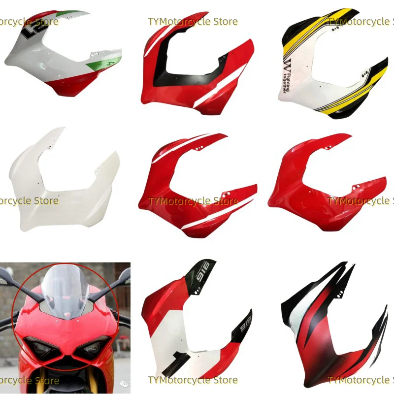 

Motorcycles Upper Nose Front Face Headlight Fairing Fit for Ducati Panigale V4 V4S V4R 2017 2018 2019 V2 2020 2021 2022