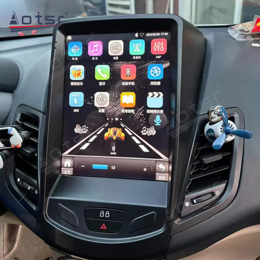 

9.7 inch HD Display Touch Screen Android 13 For Ford Fiesta 2009-2017 Car GPS Navigation Wireless Carplay Radio Player Head Unit