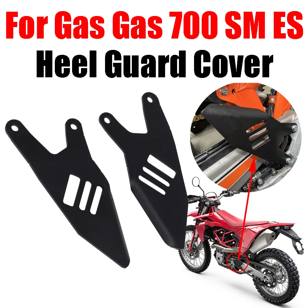 Heel Guard Cover For GasGas Gas Gas 700 SM ES 700ES ES700 SM700 2022 - 2024 Accessories Luggage Rack-less Bags Mounting Bracket