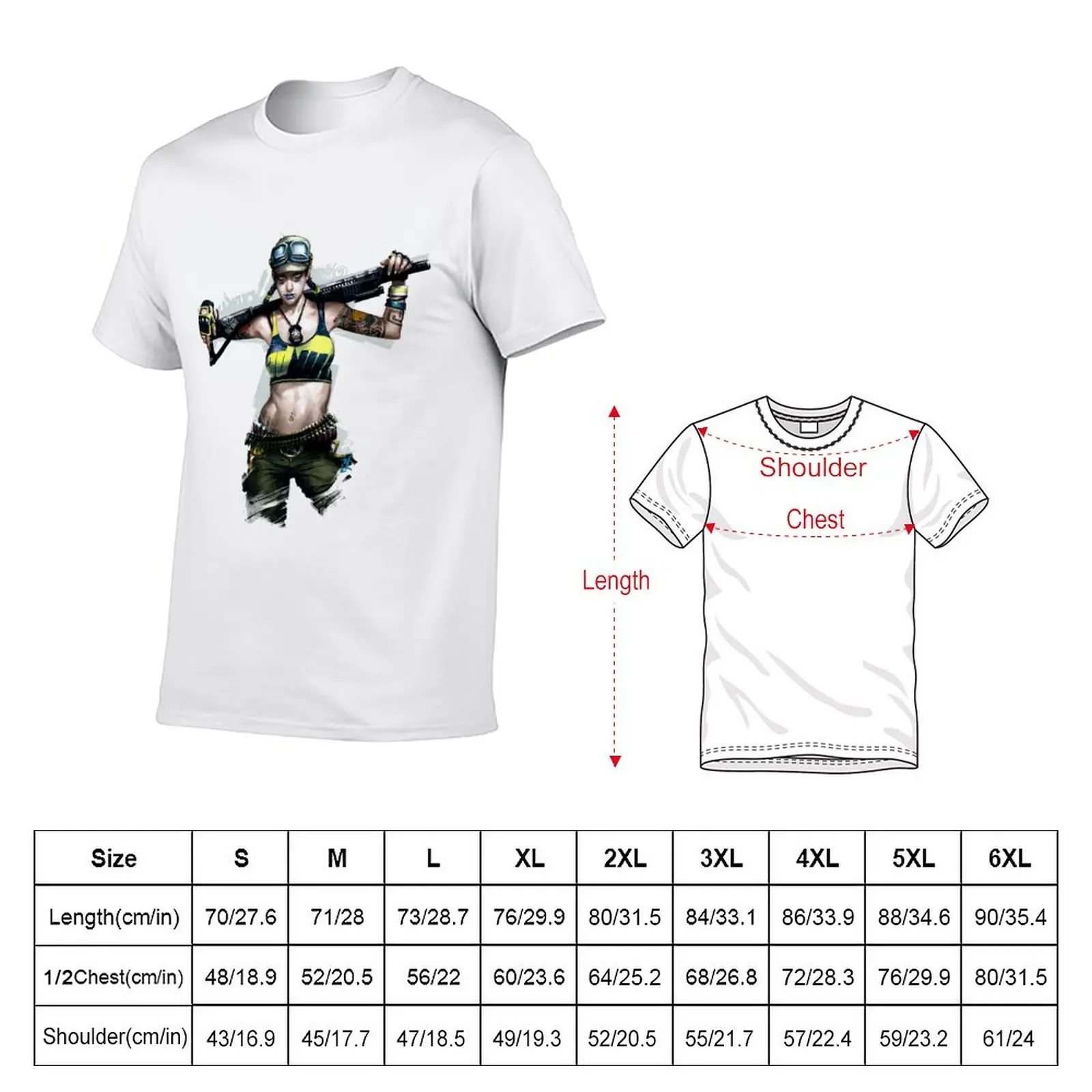 APB Reloaded Cool Enforcer Girl 2 T-Shirt kawaii clothes vintage quick drying summer top mens clothing image 2