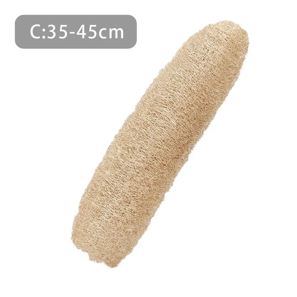 Full Loofah Natural Exfoliating Biodegradable  Sponge Cellulose  Shower  Scrubber for Kitchen Bathroom