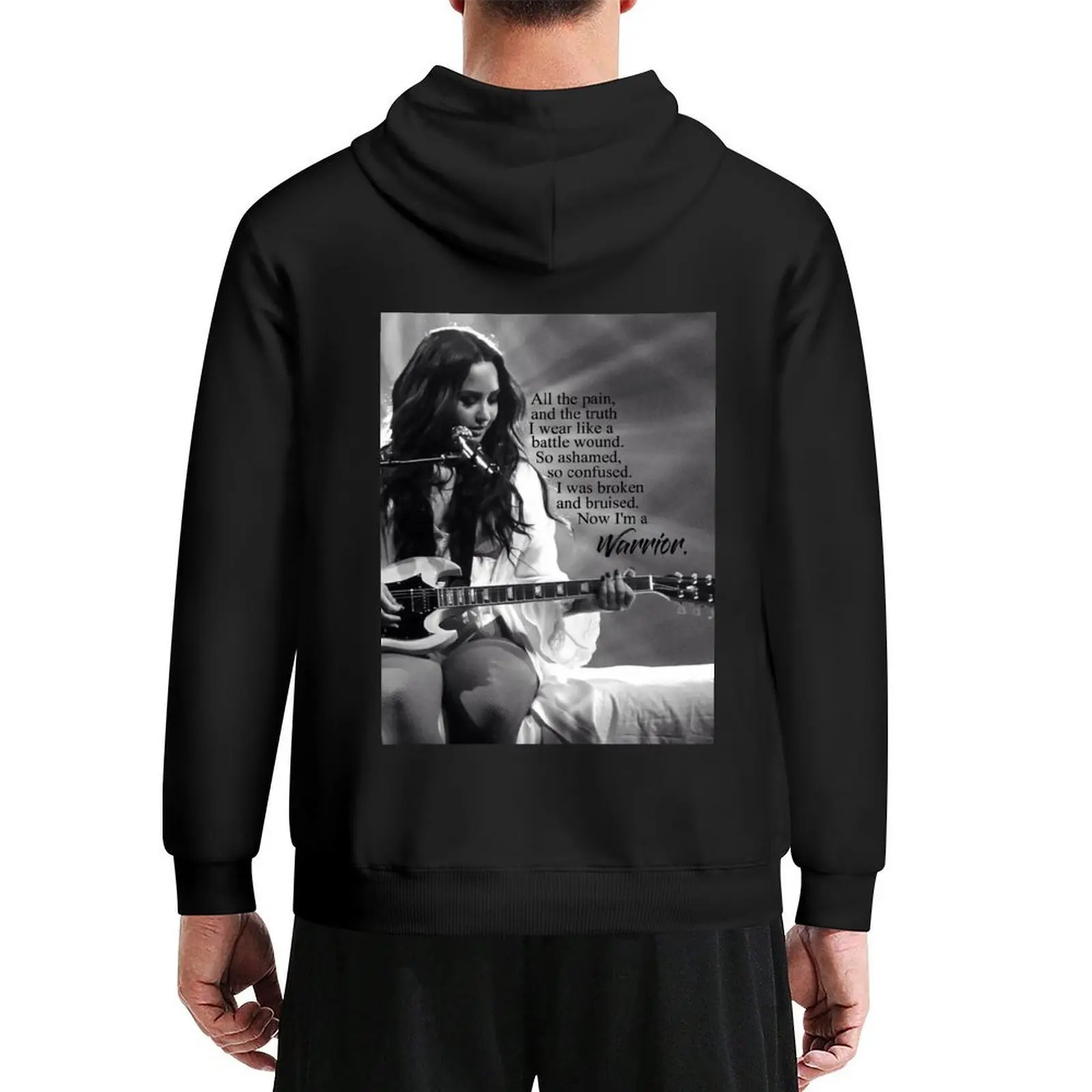 

Demi Lovato Warrior Hoodie men's sweat-shirt set mens designer clothes autumn autumn clothes graphic hoodie