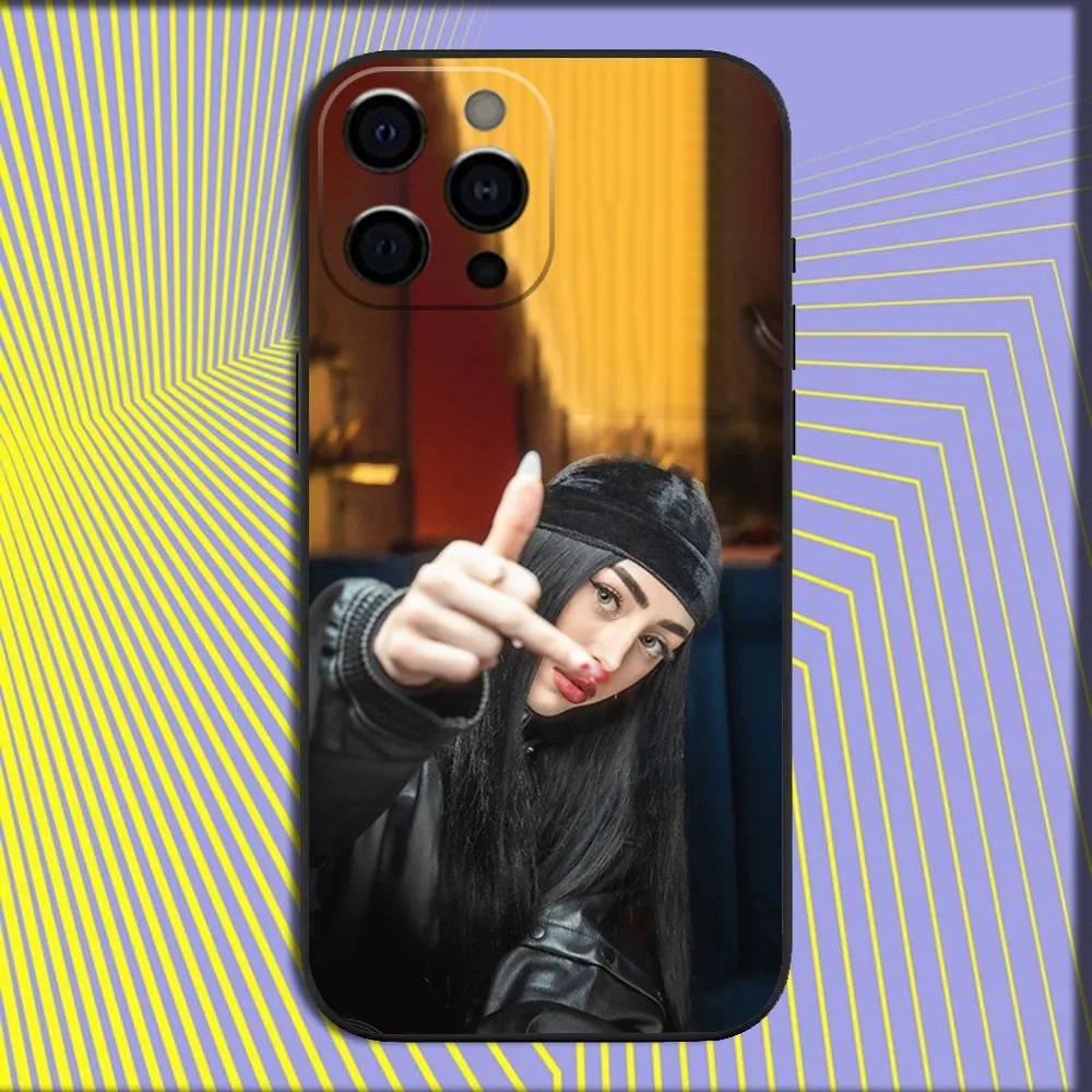 Rapper N-Nicki Nicole Phone Case For iPhone 16,15,14,13,12,11,Pro,X,XS,Max,XR,Plus,Mini Soft Black Cover