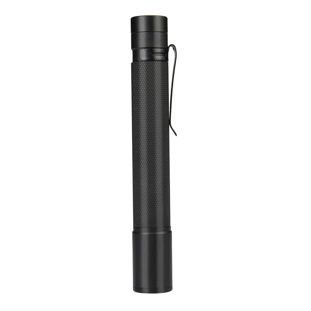 Mini Small Torch, Aluminum Alloy Telescopic Zoom Flashlight, 3 Modes Battery Torch, Clip On Pocket Size Torch For Power Cuts