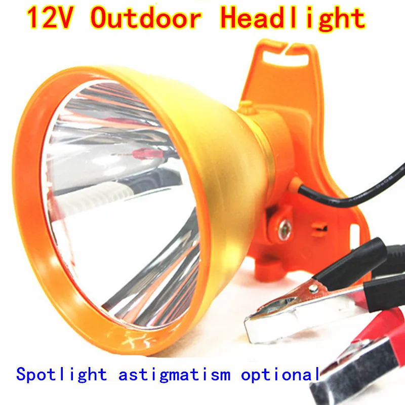 12V Astigmatism Outdoor Headlight External Gigh-power 65W Strong Light Long-range LED  Own