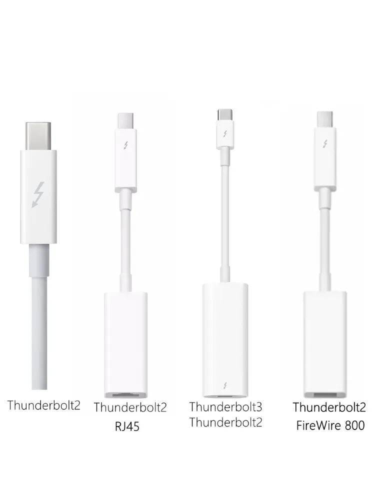 Thunderbolt 2 To FireWire 800 RJ45 9pin Adapter Thunderbolt 3 2 To