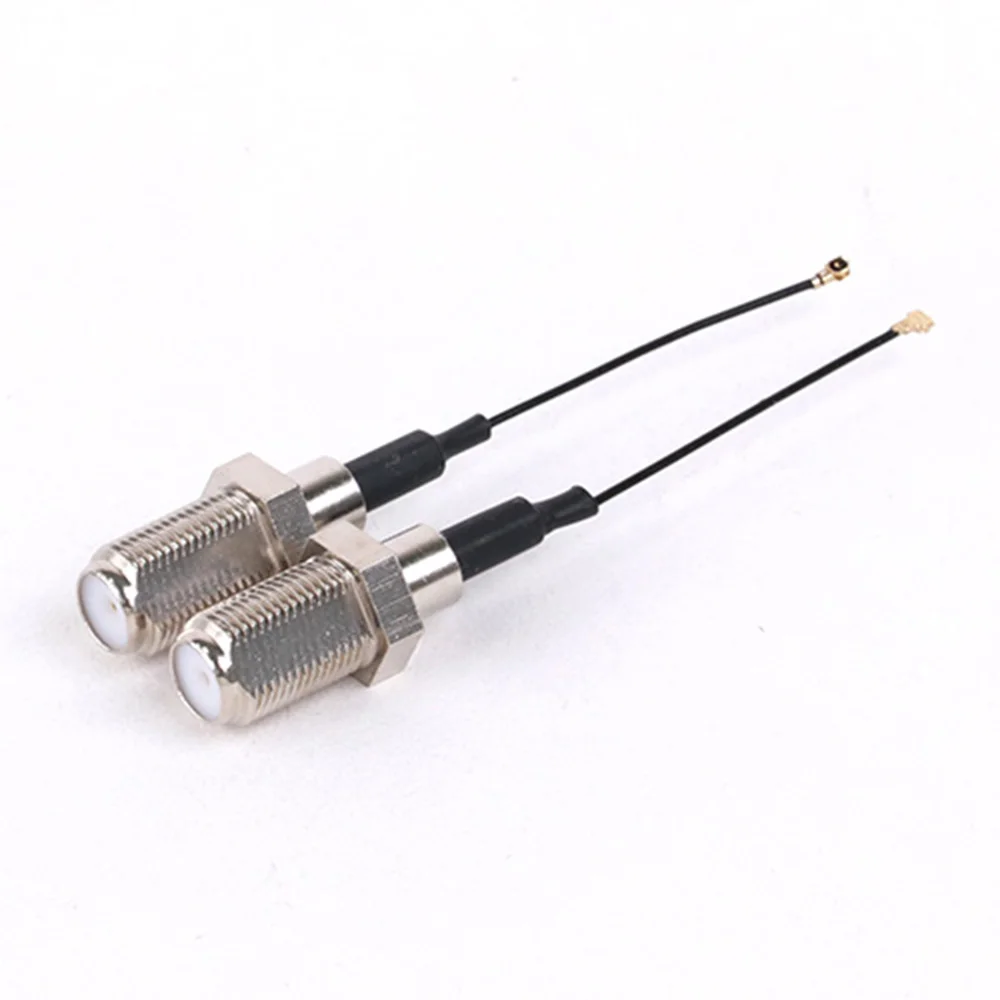 1PC F Female to u.FL/IPX/IPEX1/IPEX4 MHF4 Female Jack Pigtail RF1.13 RF Coaxial Cable 3G Antenna Extension Cord Wire 15CM 30CM