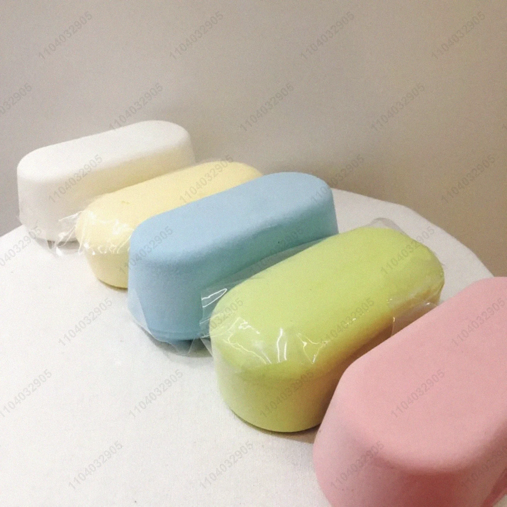 Rice Cake Bar Squishy Slow Rising Squishy Sponge Cake Colorful Slow Rebound Squeeze Toy Anti Stress Release Hand Relax Toy