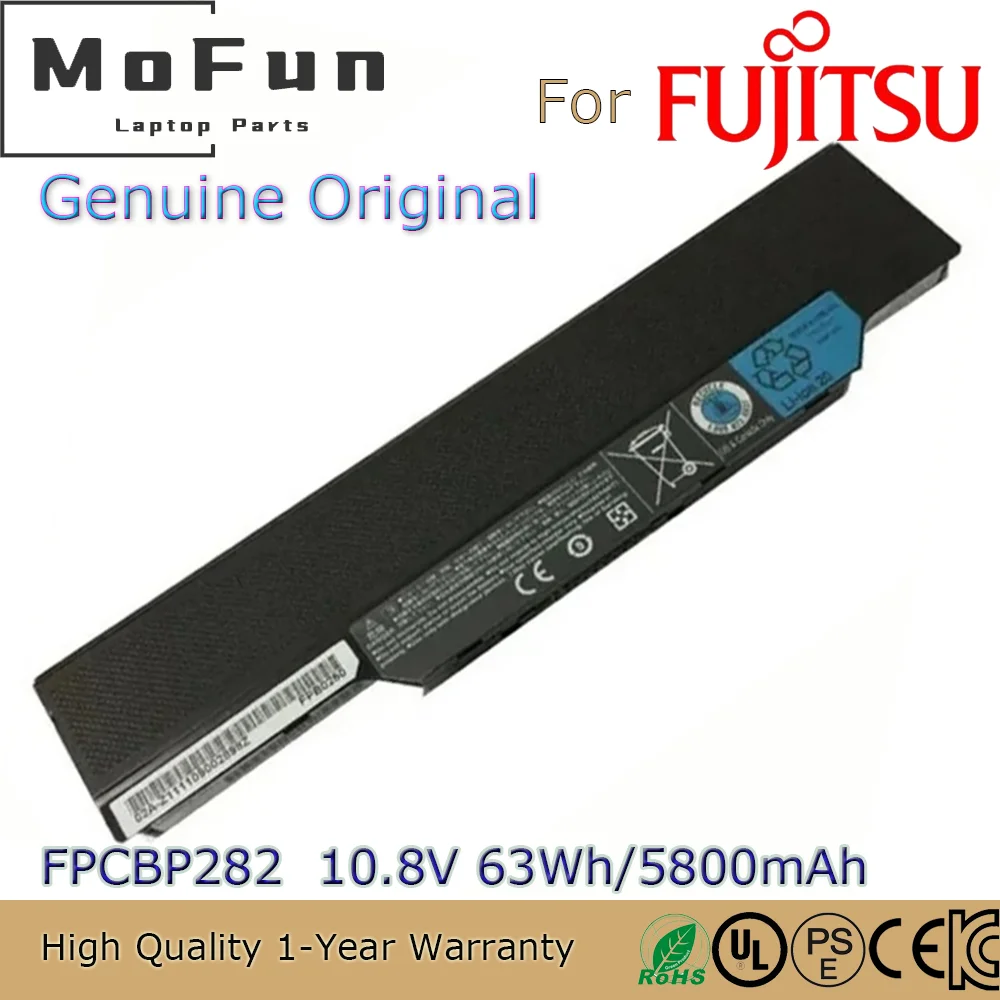 

Brand New Original FPCBP282 10.8V 5800mAh Laptop Battery for Fujitsu Celsius H720 H730 Lifebook S752 E752 P772 E751 E752