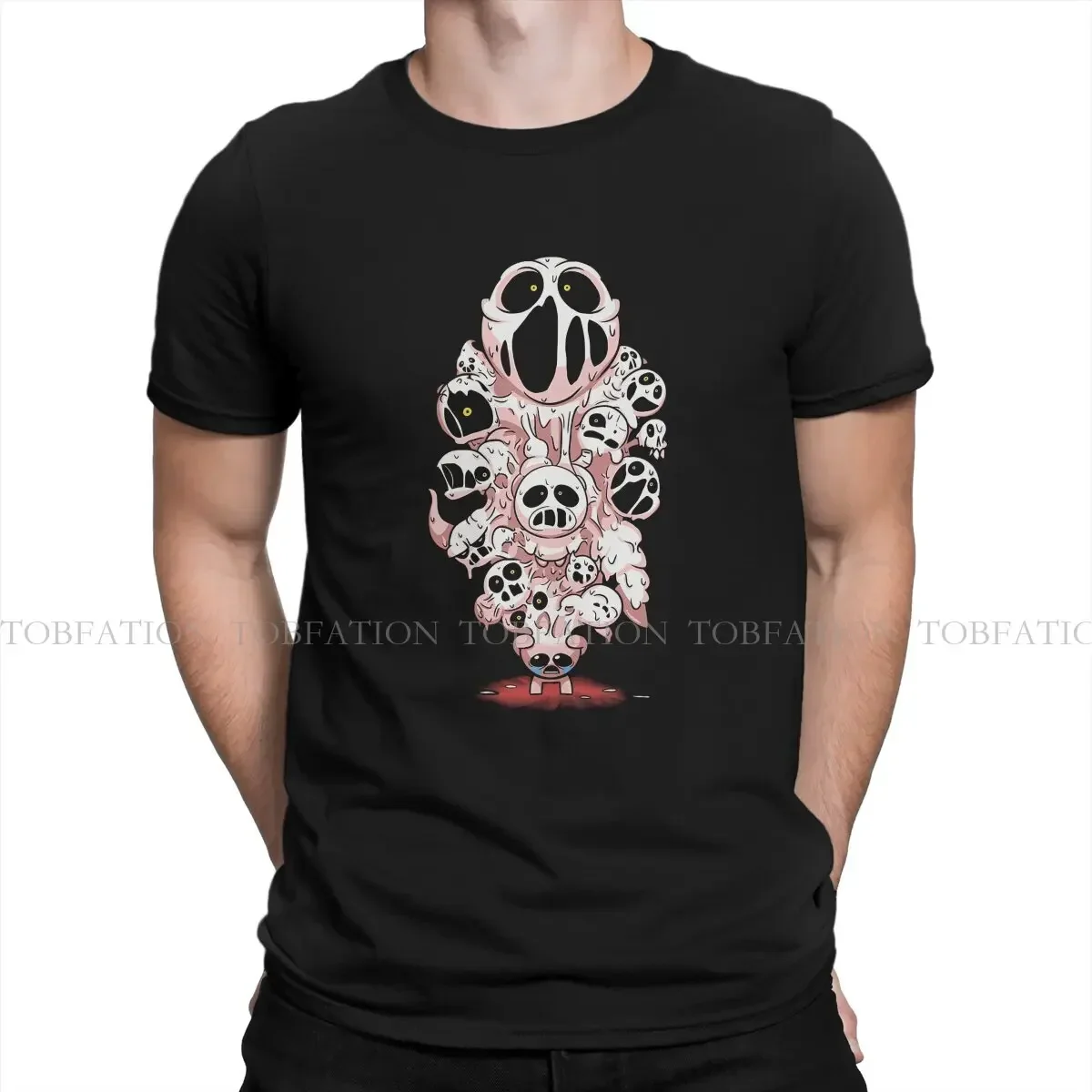 BRIMSTONE The Binding of Isaac Game Men T Shirt Cotton Graphic O-Neck Tee Shirt Harajuku Short Sleeve