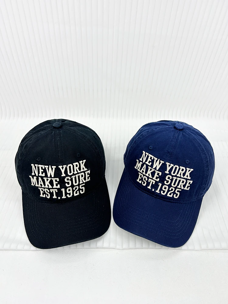 

Embroidered Alphabet Baseball Cap Female Soft Top Hip Hop Cap Male Tide