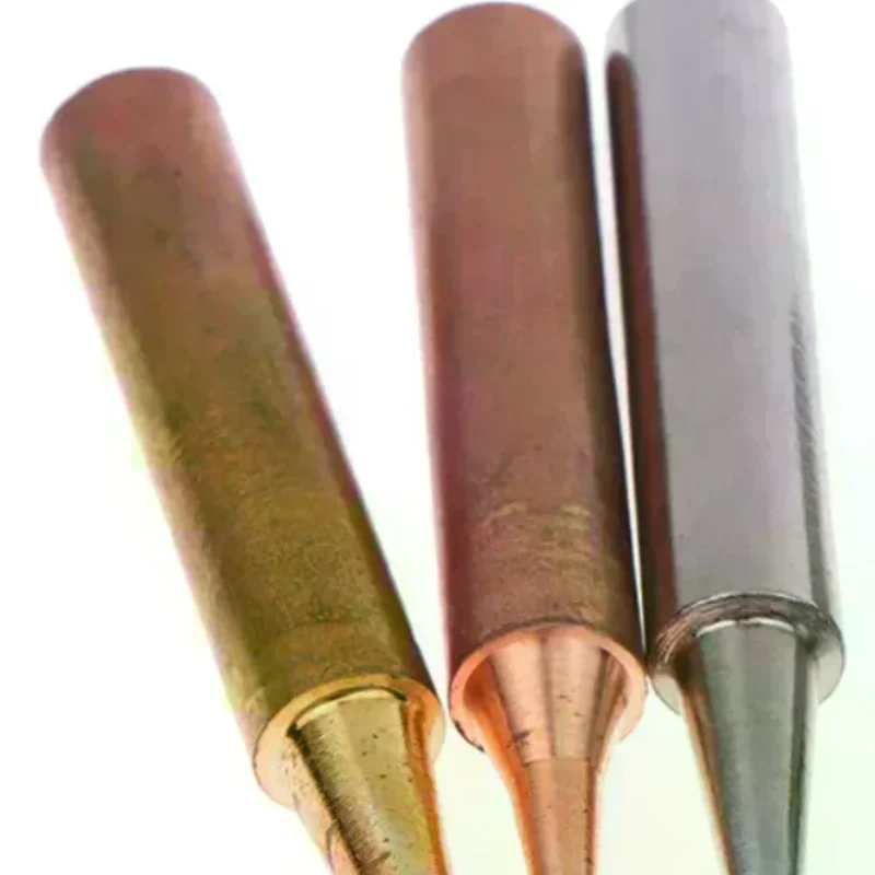 

5pcs Solder Iron Tips Set Welding Equipment Accessories Lead-free Pure Copper 900M-T-B For Soldering Station