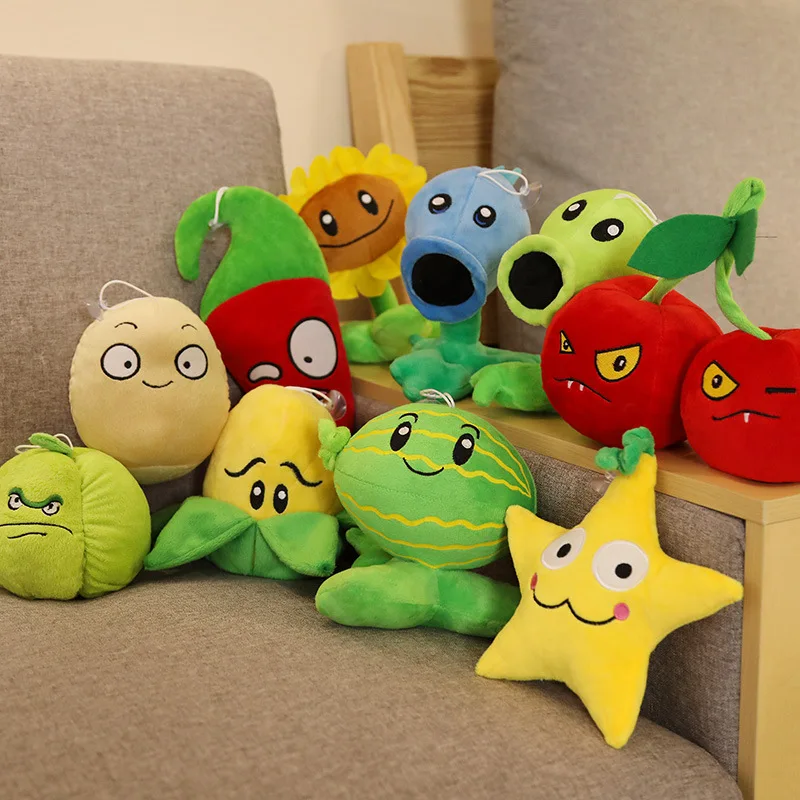 30CM Seria Warzywa kontra Zombie Duża Pluszowa Lalka Przyjazna dla Skóry Wypełniona Bawełną PP Miękka Modna Zabawka Lalka Niespodzianka Kolekcjonerski Prezent