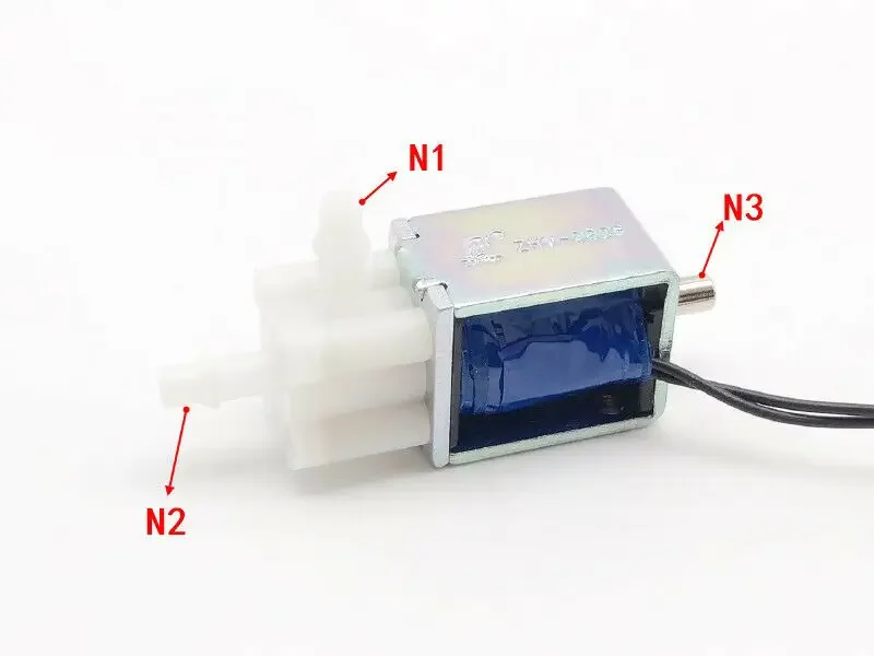 DC 24V 130mA Micro Electric Solenoid Valve 2-Position 3-Way Port Air Gas Flow Control Mini Solenoid Valve 0-350mmHg