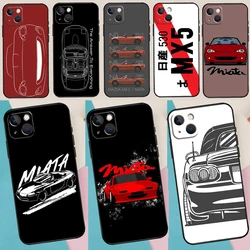 MX-5 Miata Phone Case For iPhone 14 11 12 13 Pro X XR XS Max 6 6S 7 8 Plus SE 2020 Back Cover