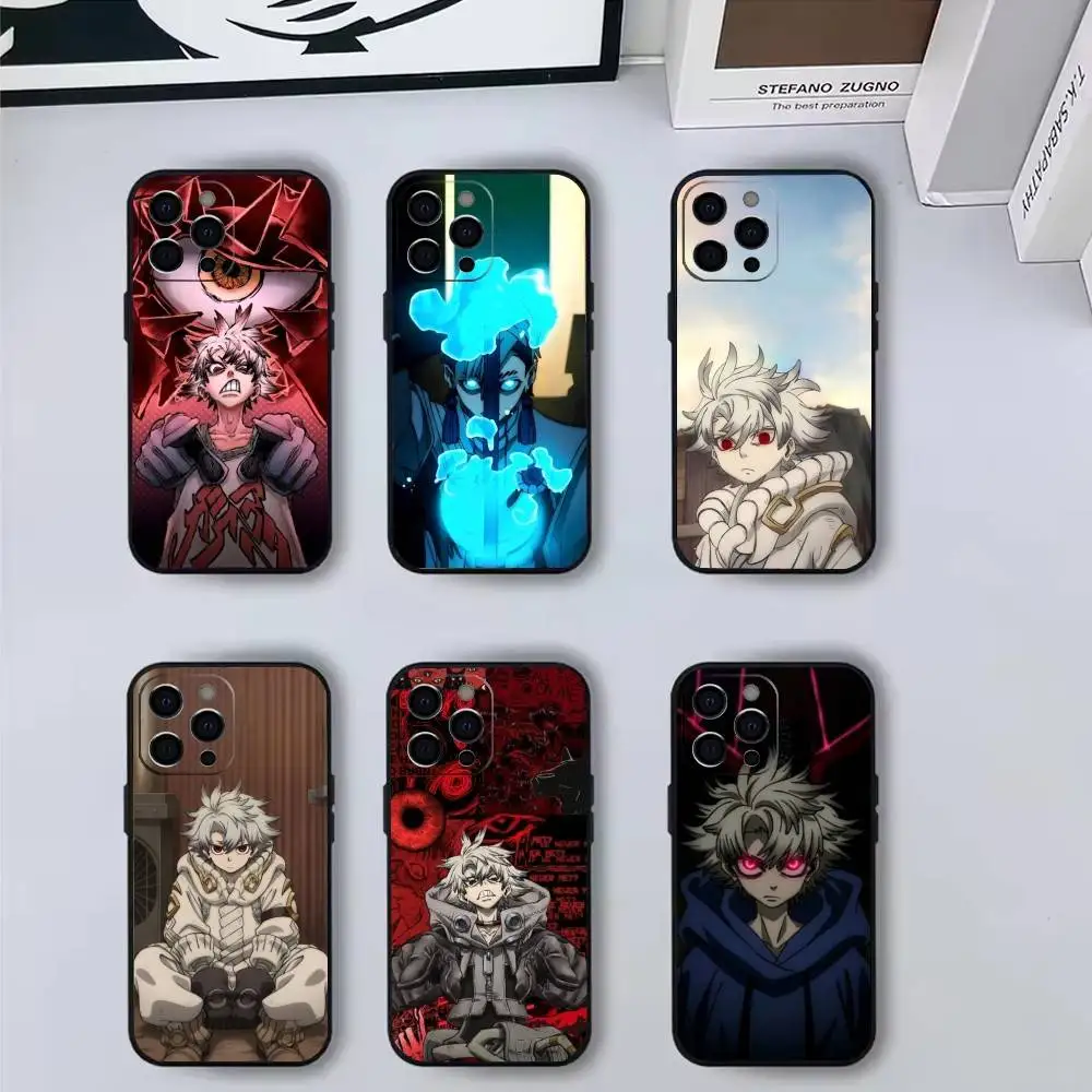 

Anime G-GACHIAKUTA R-Rudo-es Phone Case For iPhone 17,16,15,14,13,12,11 Plus,Pro Max,XS,Soft Silicone Black Cover