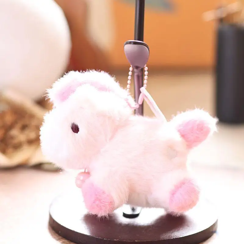 1 قطعة 12 سنتيمتر لطيف المهر أفخم المفاتيح ، جميل الحصان قلادة للنساء ، أنيق Kawaii سيارة حلقة رئيسية وحقيبة ملحق هدية