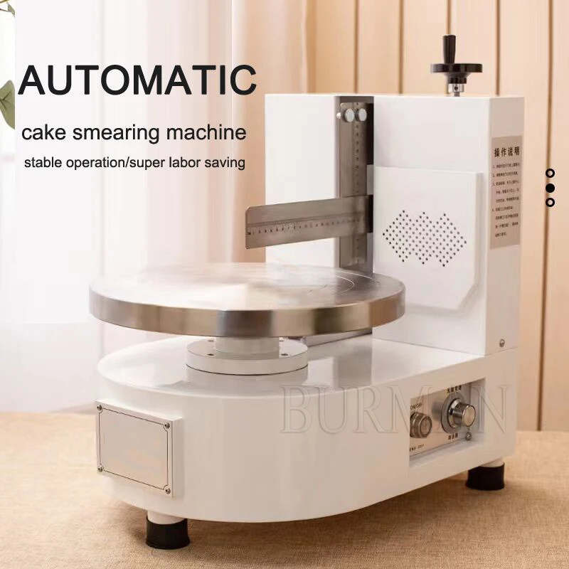 Automatic Commercial Cake Plastering Cream Coating Filling Frosting Making Spreading Machine  Icing Decorating