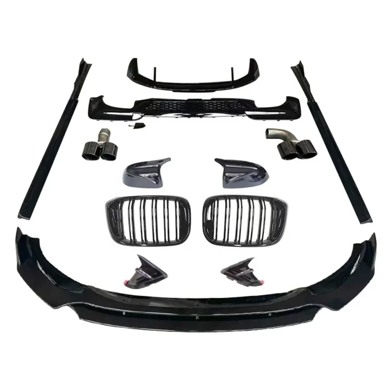 

Front Rear Spoiler Lip Side Skirt Grill Mirror Cover Body Kit for S X3 G01 PP Diffuser Skirts 2018-2020