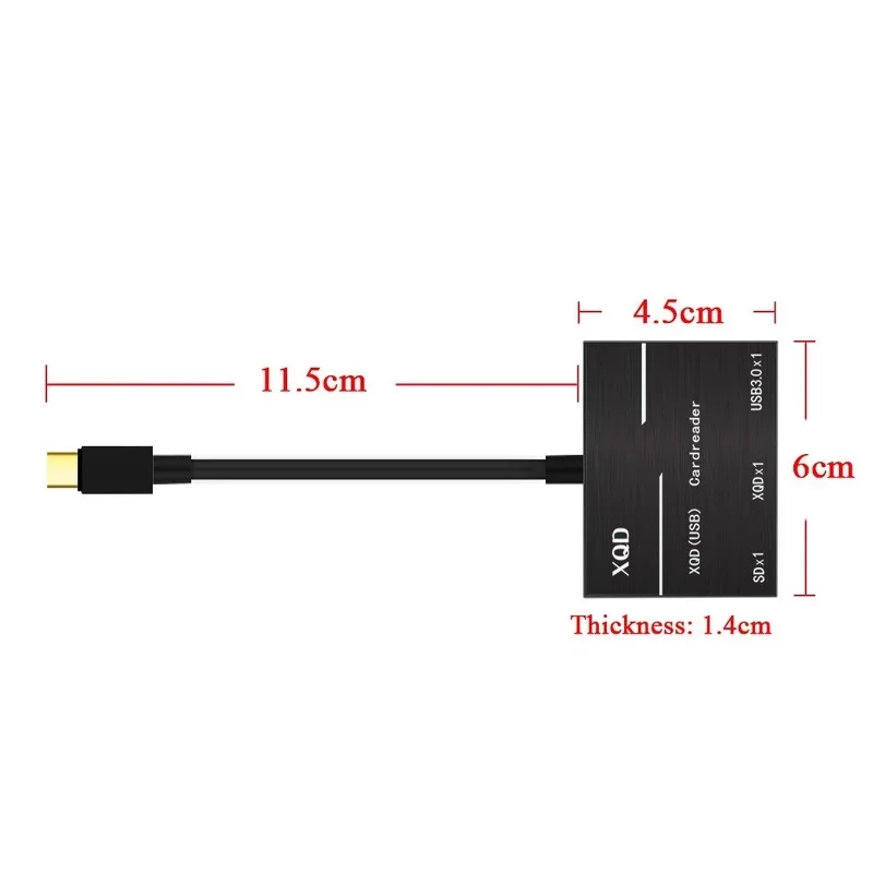 Imagem -05 - Tipo-c para Xqd sd Card Reader de Alta Velocidade Kit Adaptador de Computador para Sony Série g Cartões Xqd Lexar Usb 3.0 Câmera