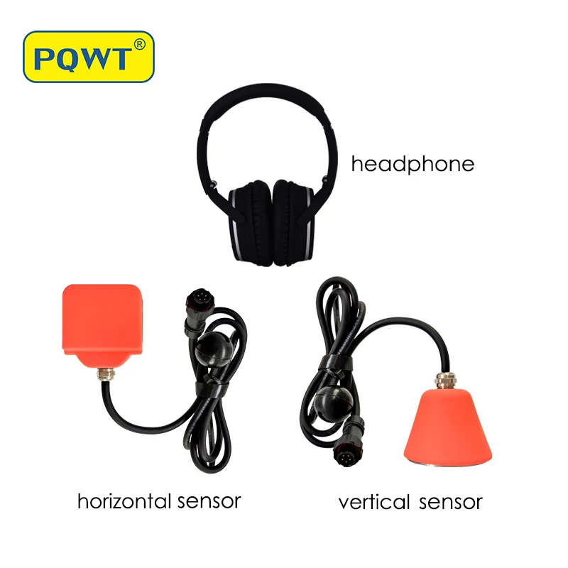 PQWT-L50 Indoor Underground Water Leak Detector Walls Pipe Leak Detection Professional Plumbing Tools