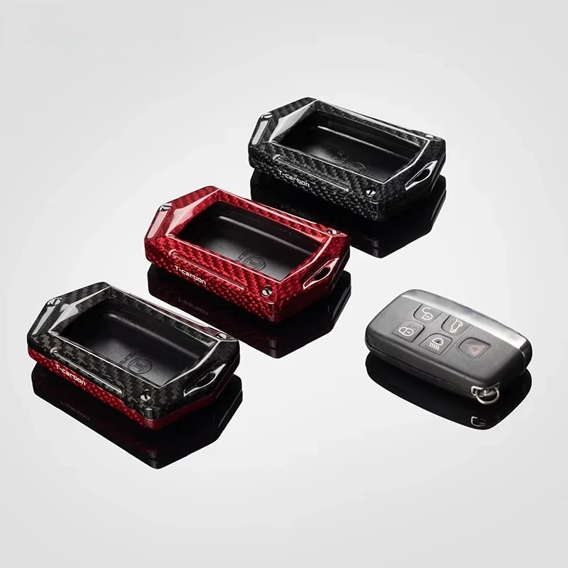 Factory Outlet Luxury Style for Range Rover Land Rover Fob  for Jaguar Car Key Cover  Carbon Fiber Key case