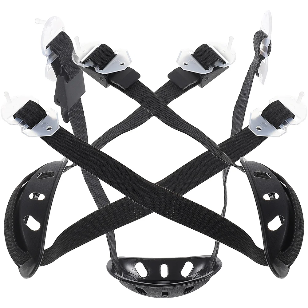 

3pcs Safety Chinstrap Y Type Adjustable Polyester Straps Buckle Hard Hat Lightweight