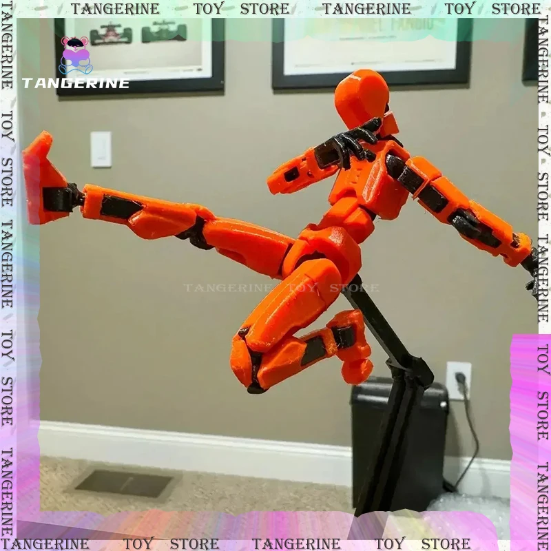 

3D Printed Mannequin Toyslucky Multi-Jointed Movable Robot 2.0 13 Dummy Action Figures Toys Gifts Game Christmas Gifts For Boys