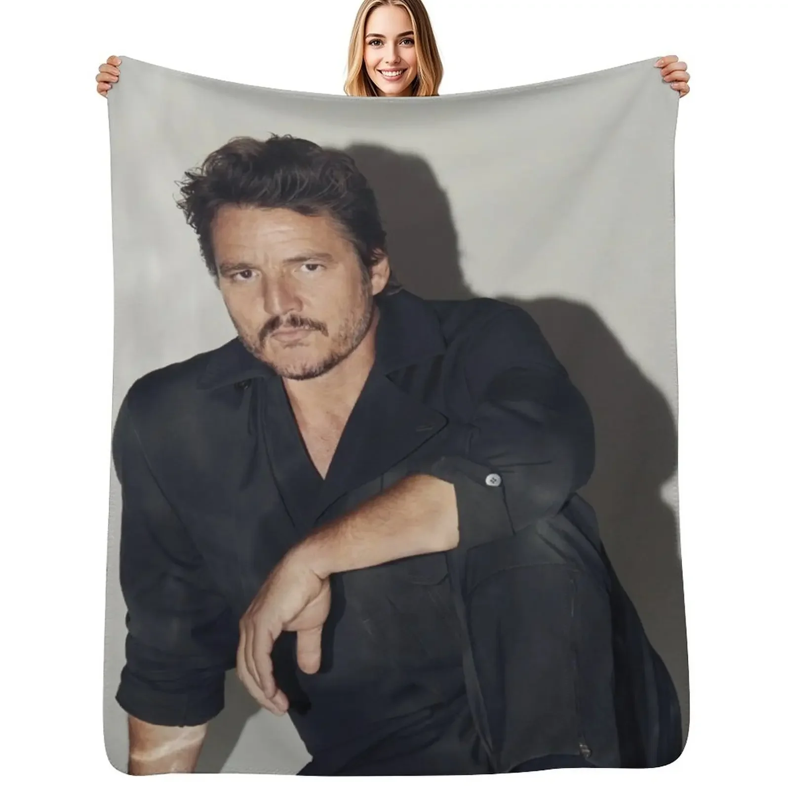 

pedro pascal Throw Blanket Bed covers Beautifuls cosplay anime Soft Beds Blanket