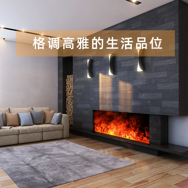 

Atomized fireplace custom humidifier electronic embedded steam simulation flame living room decoration