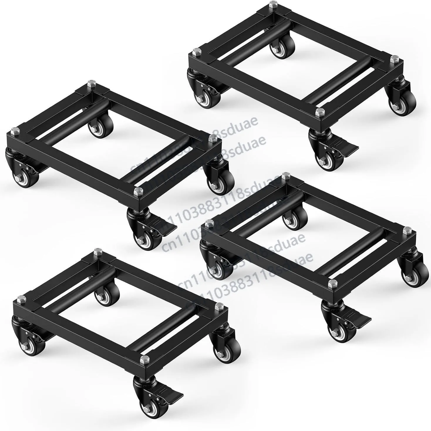 

Handling equipment mobile rack, heavy vehicle service bracket with wheels