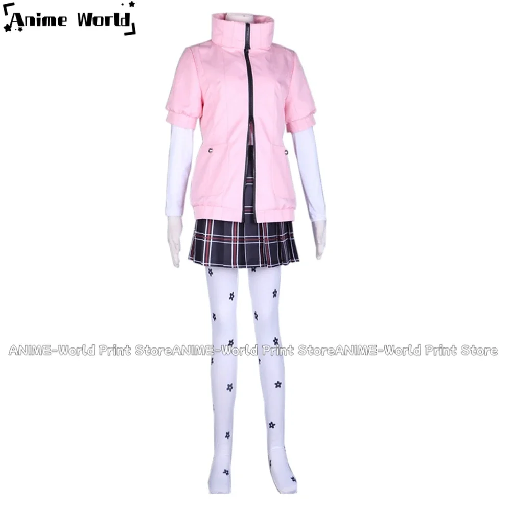 

《Нестандартный размер》Унисекс аниме Cos Haru Okumura Noir костюмы для косплея наряд Хэллоуин Рождественская униформа костюмы