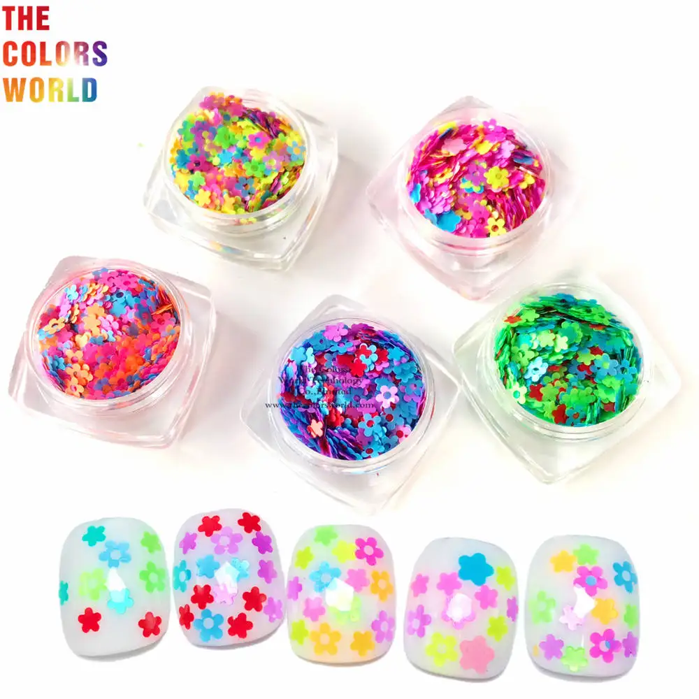 TCT-696 Spring Colors Nails Glitter Decoration Flowers uñas cekiny  товары для маникюра Nails Accessories DIY Festival Supplier