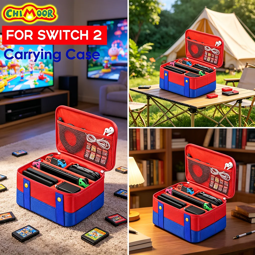 Portable Soft Shell Case for S - Gaming Console Nintendo Switch 2 recension och pris