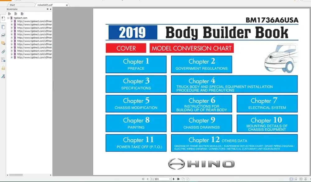 AutoDVD2 Hino Truck Workshop Manuals [2001-2019] DVD