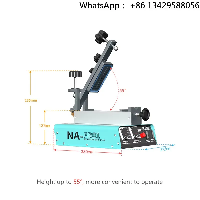 Smart LCD Separator Machine NA-FR01 | Built-in Pump & Rotating Heated Platform | Universal for IPhone/Samsung/Huawei Repair