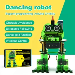 Keyestudio Frog robotカーキットforararduino robotは、arduinoと互換性がありますnano suSportingmixlyブロックコーディング