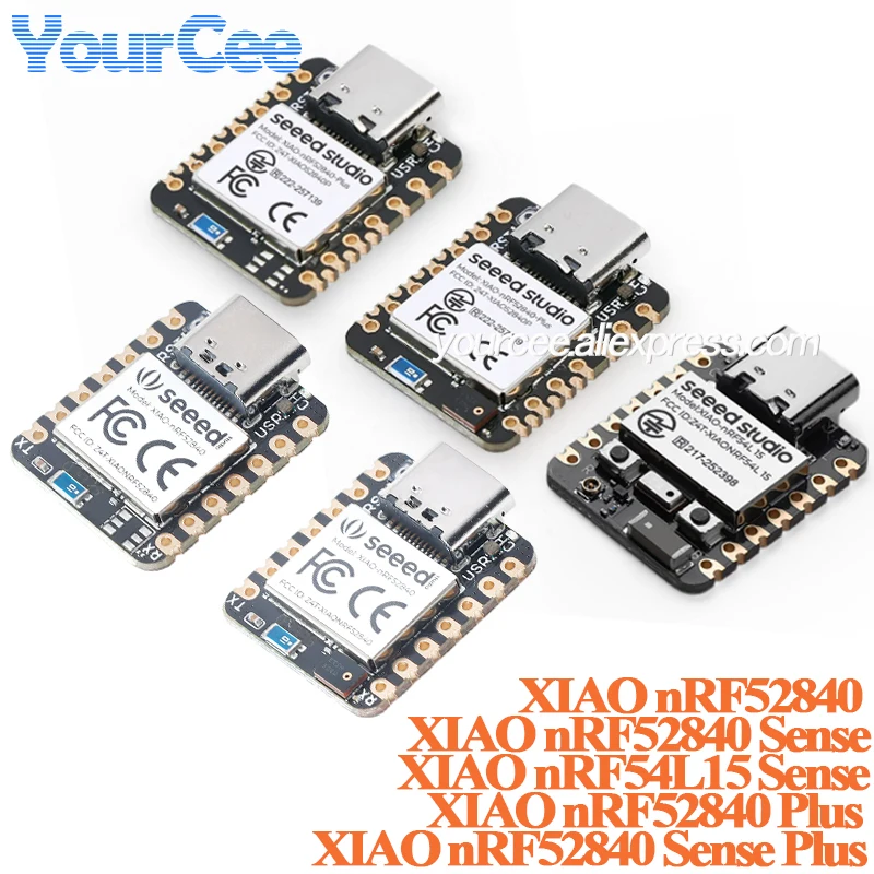 Módulo de placa de desarrollo Seeed XIAO nRF52840 BLE SENSE Seeeduino Raspberry Pi para Arduino/MicroPython/CircuitPython, 5 uds./1 ud.