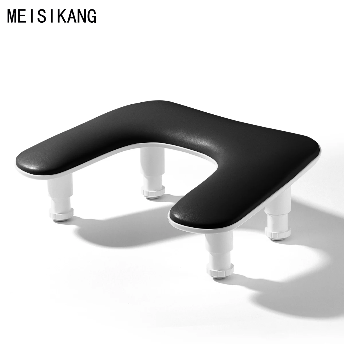 Cuscino per unghie a forma di U, regolabile, comodo, realizzato in pelle PU. Cuscino di supporto per le mani, cuscino rimovibile, supporto per le mani per manicure. Bracciolo antiscivolo per unghie, tappetino per manic