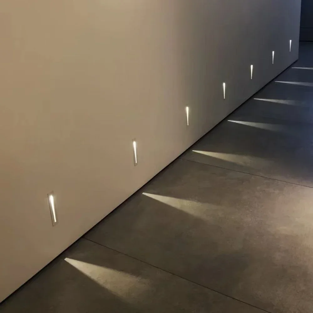 Ip65 Waterproof Led Staircase Light Wall Stair Light Indoor and Outdoor Wall Embedded Waterproof Ip65 Mini Square Smart Recessed image 5