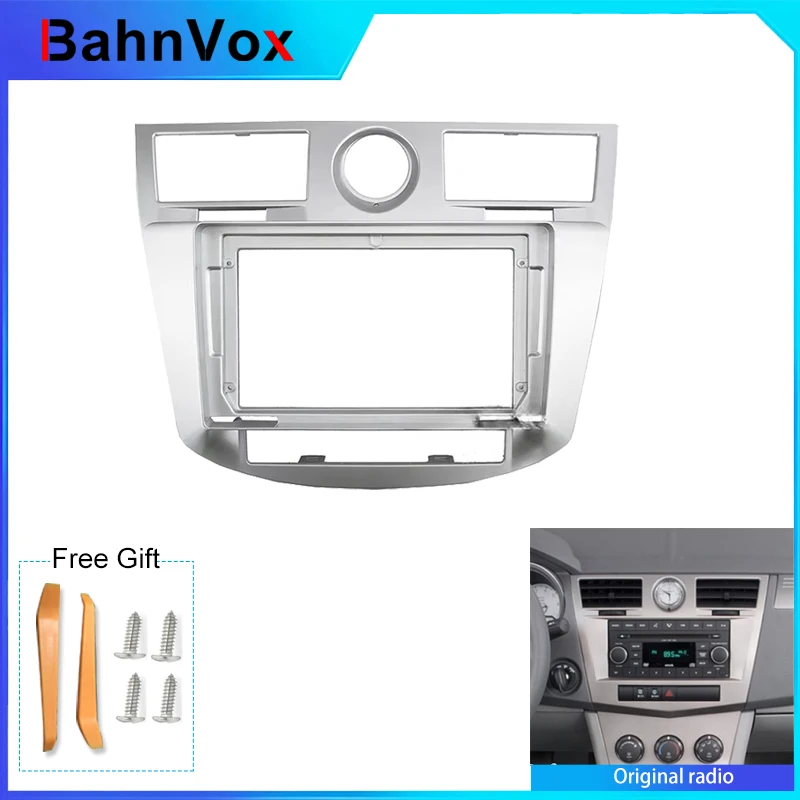 9 inch Android Car Radio frame for Chrysler Sebring 3 JS 2006 - 2010 2din Stereo GPS Fascia bezel Panel Adapter wire harness