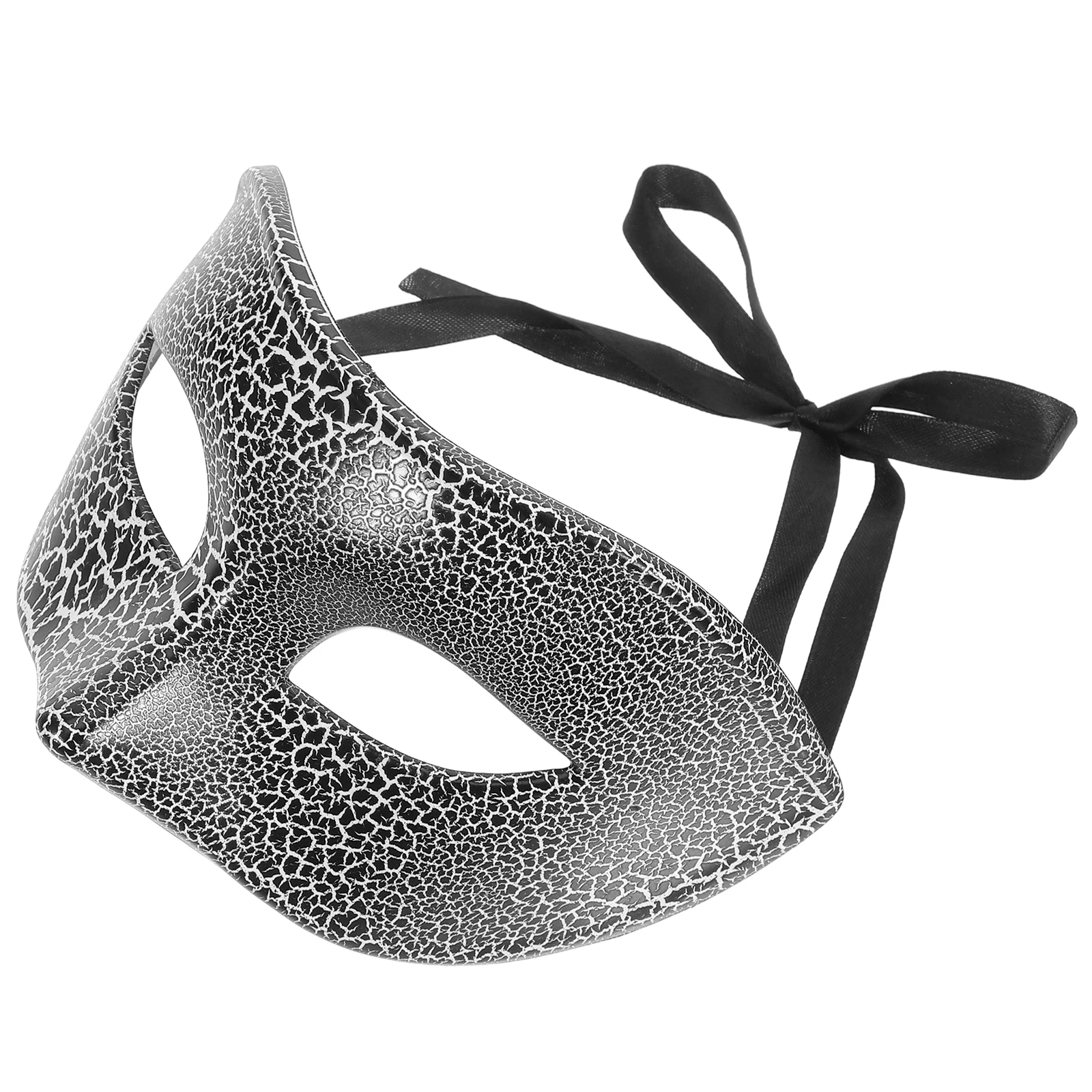 

Horror Mask Carnival Masquerade Clothing Crack Half Face Creepy Plastic Festival