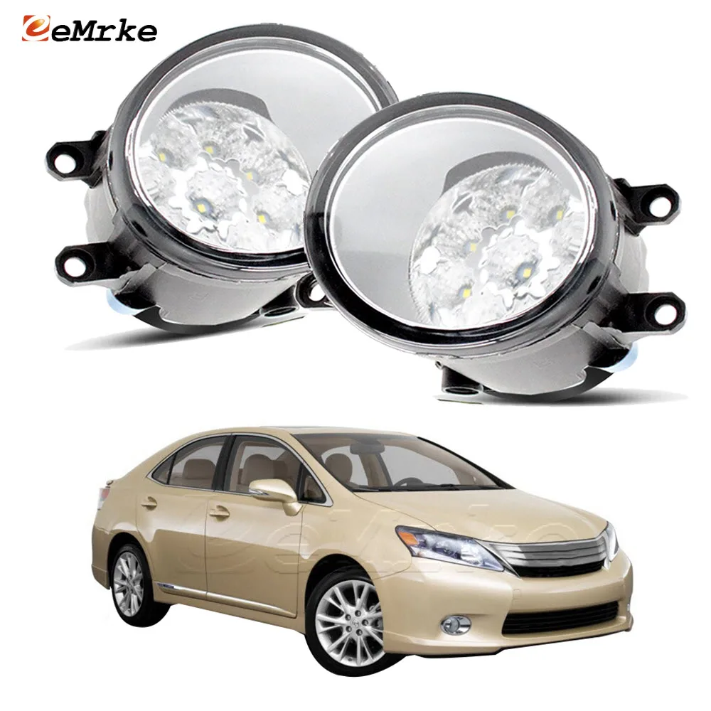 Upgrade Led Fog Lights Assembly DRL for Lexus HS 250h HS250h ANF10 2010 2011 2012 Car PTF Daytime Running Light Front Headlights