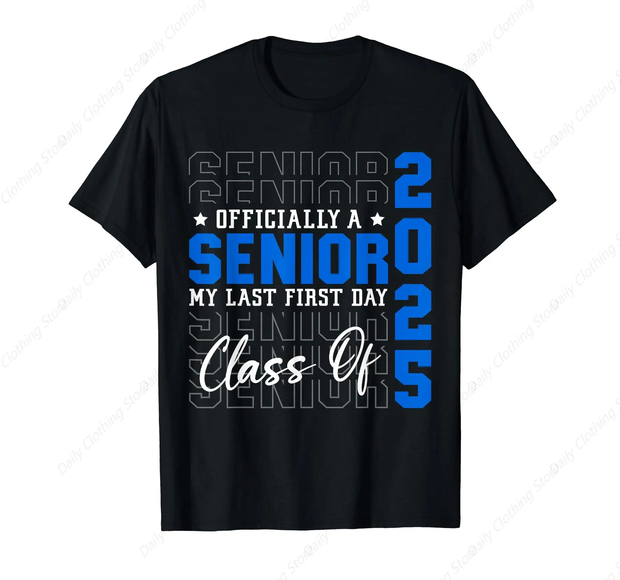 Presente de formatura sênior classe de 2025 sênior 2025 meninos meninas camiseta esporte lazer camiseta engraçado gráfico roupas presentes manga curta