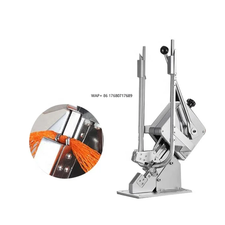 Manual Double Clipping Machine with Blade for Sausage Fruit Vegetable Tying Machine