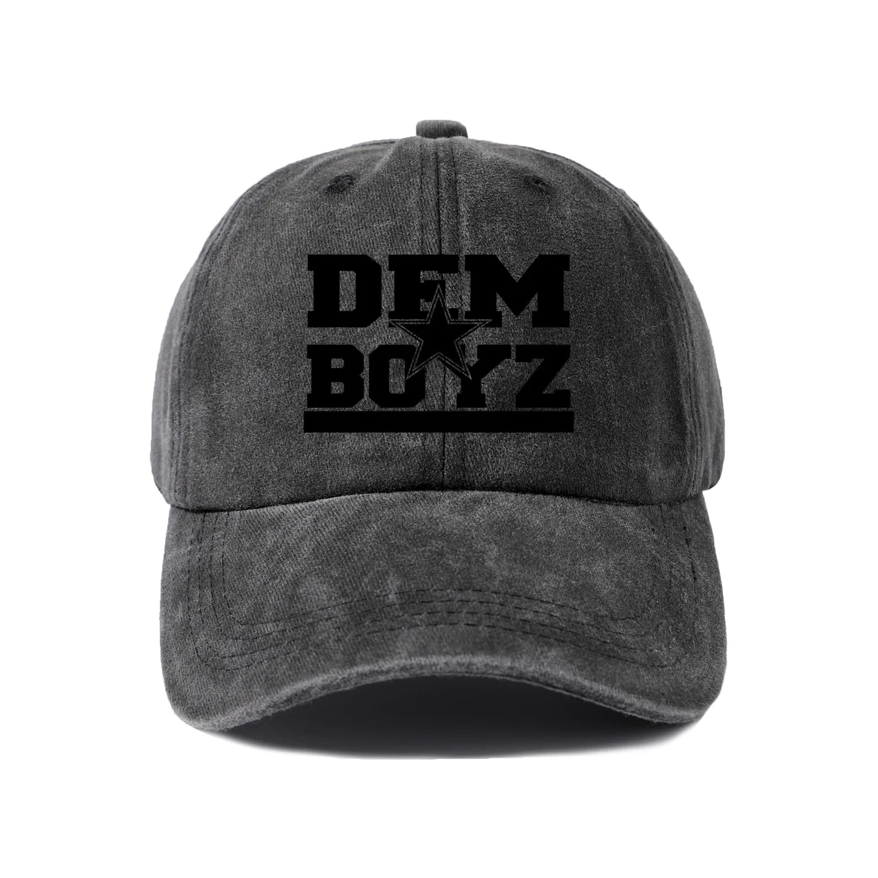 Bold Boys Slang Quote Graphic Baseball Cap, Vintage Washed Adjustable Unisex Dad Hat, Streetwear Gift