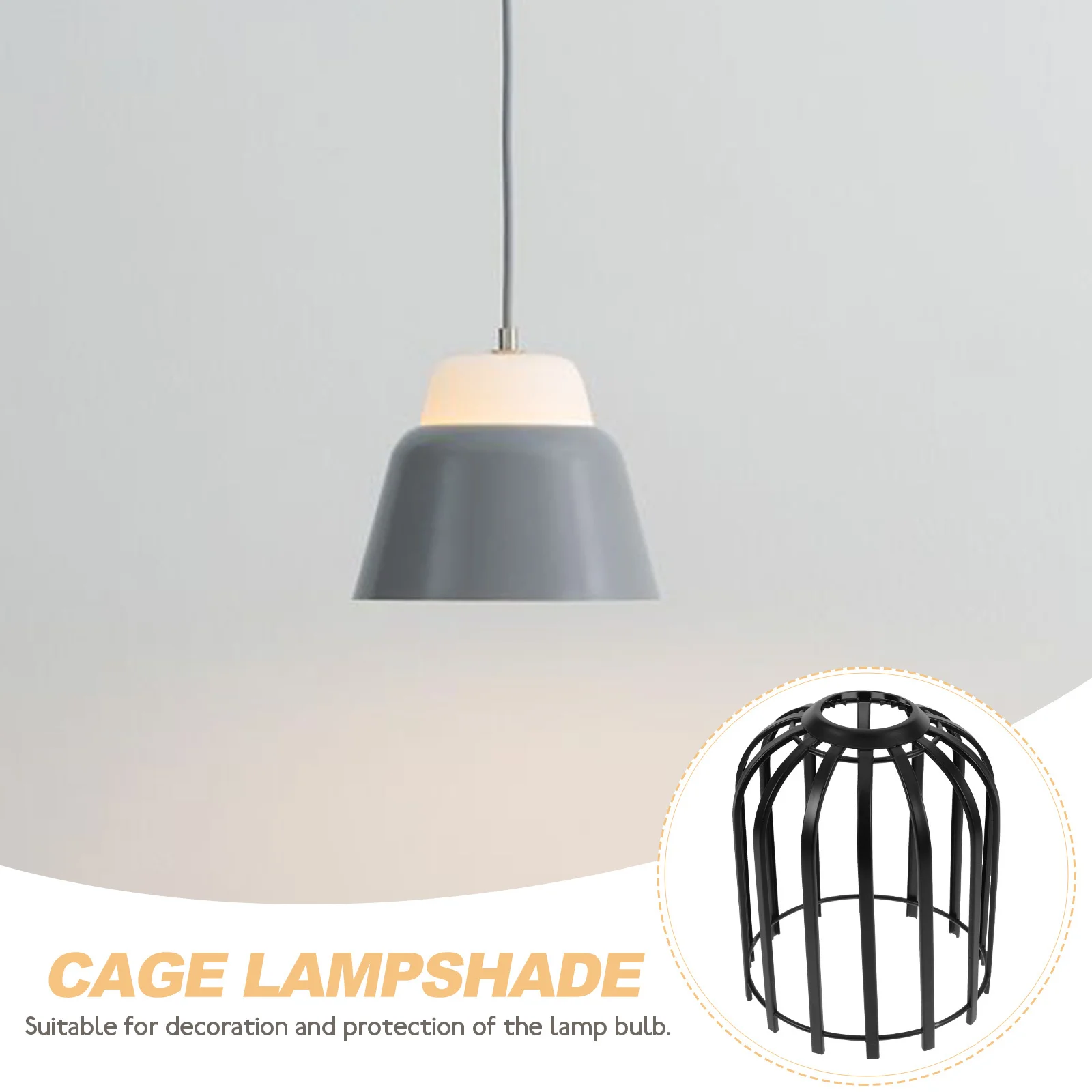 

Vintage Iron Art Cage Lamp Shade, Metal Wire Pendant Light Cover For Home Decor, Bedroom Kitchen Dining Room, Unique Lamp