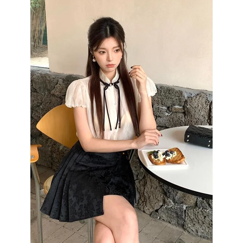 ارتفاع الخصر الساتان المطرزة مطوي تنورة المرأة مظلة تنورة Ciwalk ألياف البوليستر أخرى 00% النسيج Proc أخرى