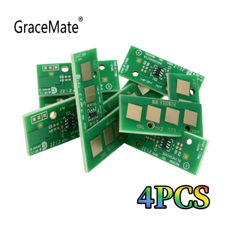4PCS T-FC505 TFC505 Toner Chip For Toshiba E-Studio 2000AC 2500AC 2505AC 3005AC 4505AC 5005AC Compatiable New Chip 33.6K 38.4K